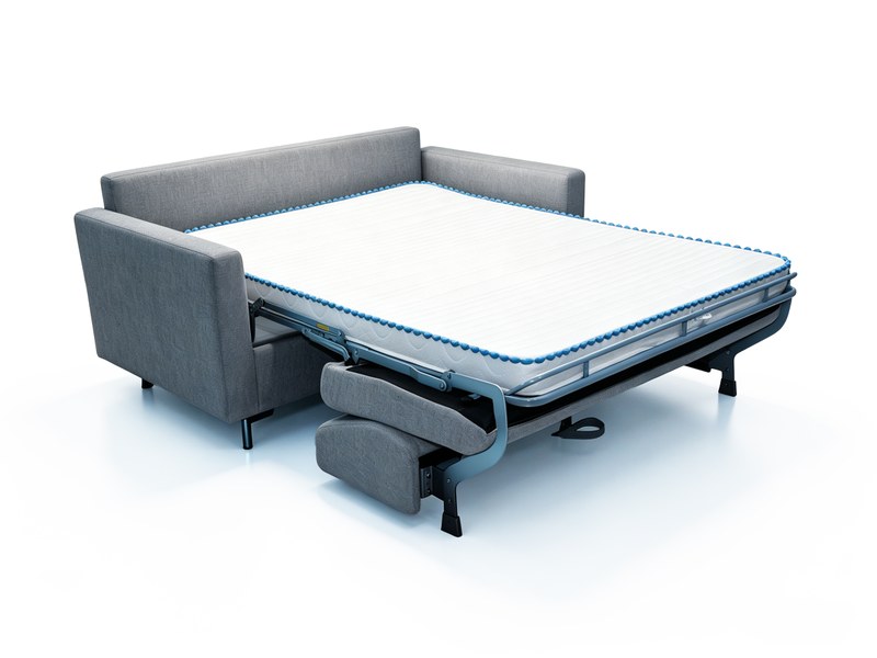High Leg Luxury Italian Style Sofa Bed Mechanism