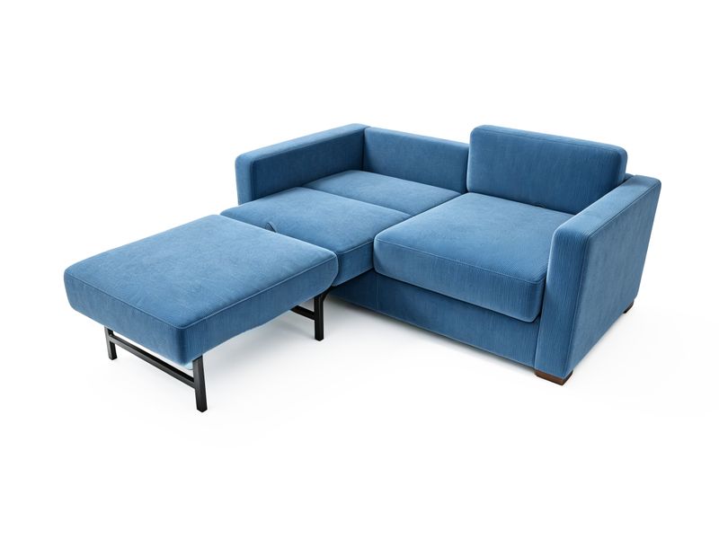 Two Step Zero Wall Pull Out Sofa To  Bed Mechanism
